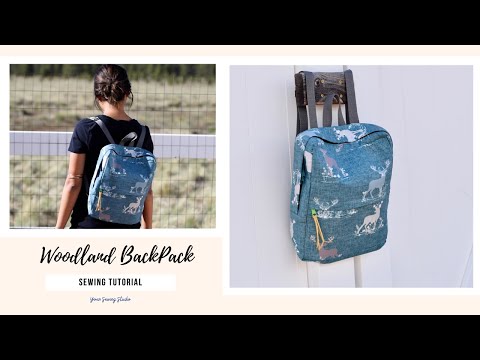 Backpack sewing tutorial - Woodland backpack sewing tutorial