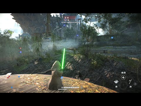 STAR WARS Battlefront II Galactic Assault (PS5) Yoda Gameplay