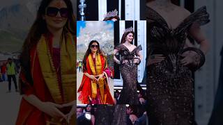 Urvashi rautela Ramp walk | Kedarnath temple #urvashirautela #bollywood #shorts #kuchbhi50505