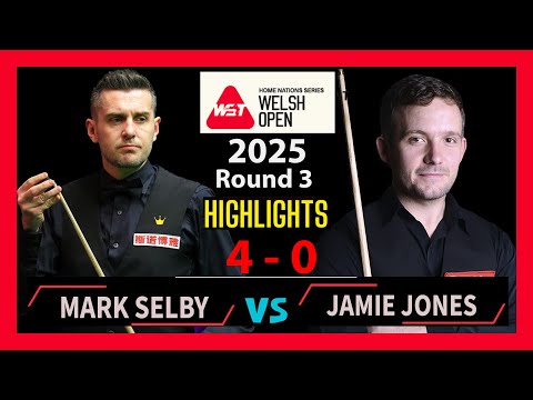 Mark Selby Vs Jamie Jones Highlights Welsh Open Snooker  2025 | #markselby   |#snooker2025 #wst