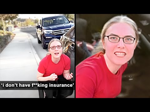 Woman Has A MELTDOWN After Getting Caught In A Hit And Run...