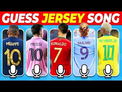 Guess Shirt SONG 👕 Guess the SONG and Jersey of Football Player | Ronaldo, Messi, Neymar