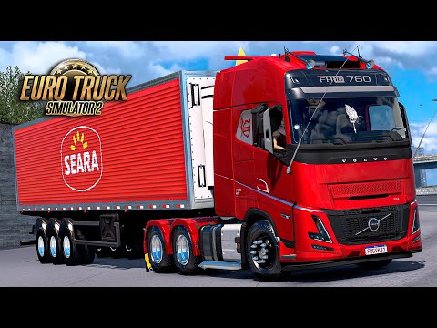 Novo Volvo FH16 2024 780 no Baú da Seara - Euro Truck 2 Mods 1.53