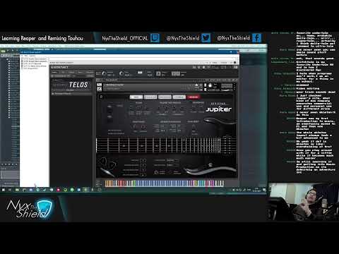Learning how to use Reaper and Remixing Touhou