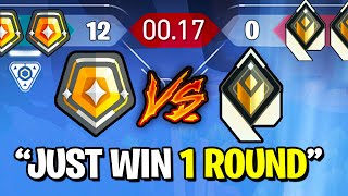 5 Gold VS 5 Radiant, but Radiants AFK for 12 Rounds!