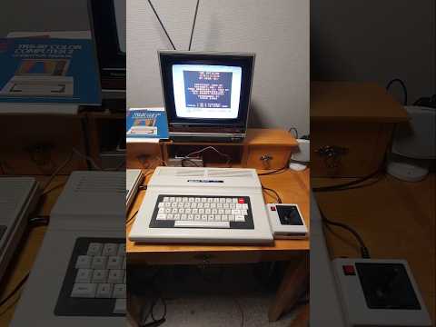 Zaxxon | Back to 1983 | Tape loading on   Radio Shack TRS-80 Color Computer 2 #shorts #retrogaming