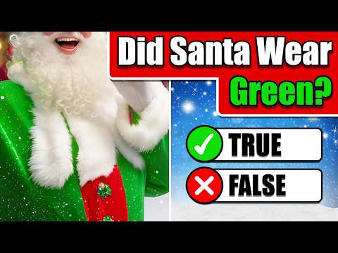 True or False Christmas Quiz 🎅🎄| How Much Do You Know About Christmas?