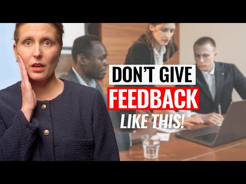 These Are the WORST Ways to Give Feedback as a Leader