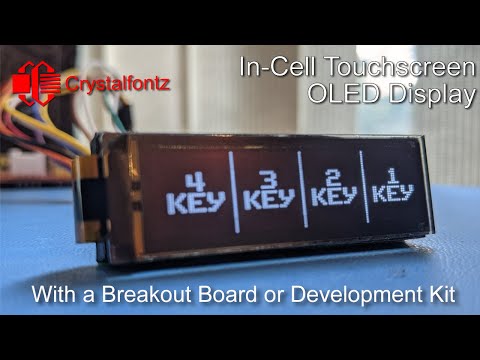 In-Cell Touchscreen OLED Modules and Kits