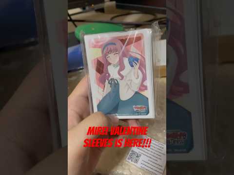 TIME TO SIMP FOR MIREI! | #cardfightvanguard Valentines Mirei Card Sleeves unboxing