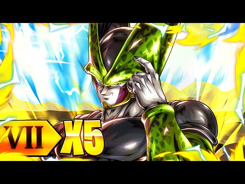 lol yeah 5x ZENKAI BUFFED ULTRA CELL DELETES UNITS!!! (Dragon Ball Legends)