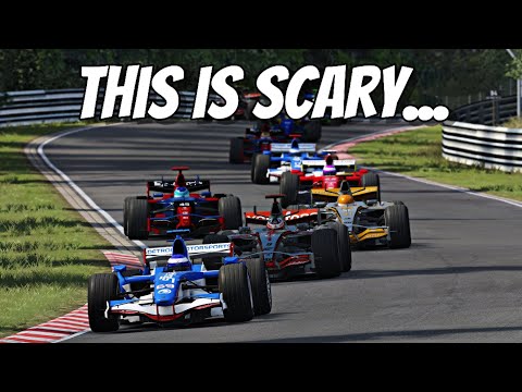 Racing F1 Cars Around the Nordschleife is SCARY (Cammus C5)