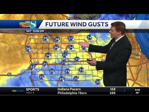 Iowa Weather: Staying chilly and windy today