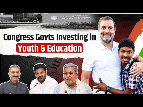 Congress Govts Investing in Youth & Education | Rahul Gandhi