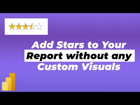 How to add STAR Rating in your Power BI Dashboard without using any Custom Visuals | MiTutorials