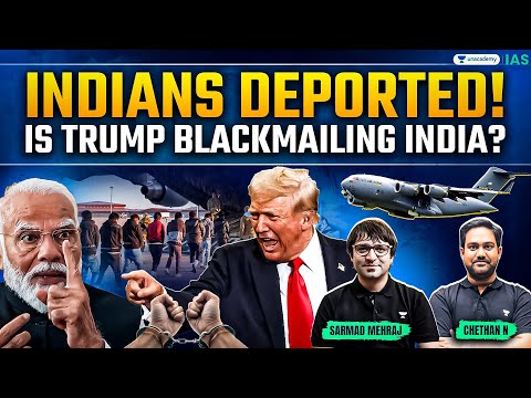 Indians DEPORTED from US! Is Trump Blackmailing Modi? | Analysis by Sarmad Mehraj, Chethan N