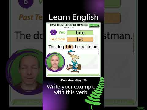 Past Tense of BITE in English + Example sentence ✅ Learn English Grammar