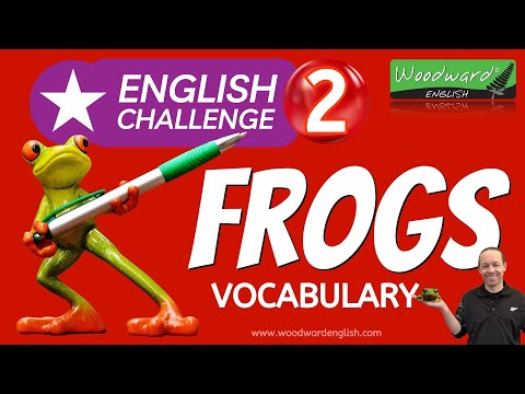 Woodward English Challenge 2 🐸 FROGS | Learn English Vocabulary | English Quiz