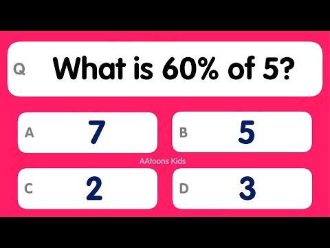 Percentage Quiz for Kids | Maths Quiz for Kids | Quiz Time