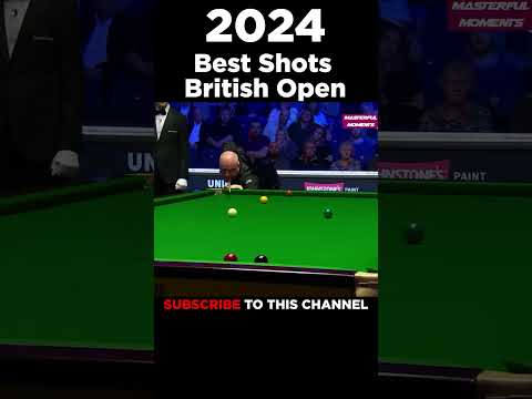 Best Snooker Shots of British Open 2024! #snookermoments #shorts #cuesports