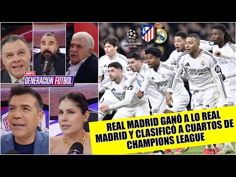 REAL MADRID logró DRAMÁTICO TRIUNFO vs ATLÉTICO y pasó a cuartos de CHAMPIONS LEAGUE | Generación F