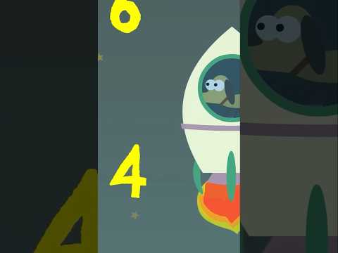 Rocket Ship Dog: Counting By Twos in Outer Space with Music! #skipcounting #mathforkids