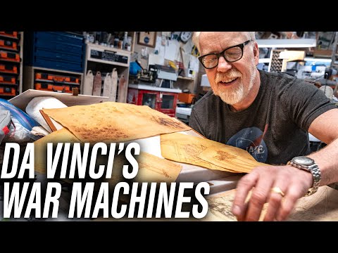 Adam Savage Examines Leonardo Da Vinci's War Machines!