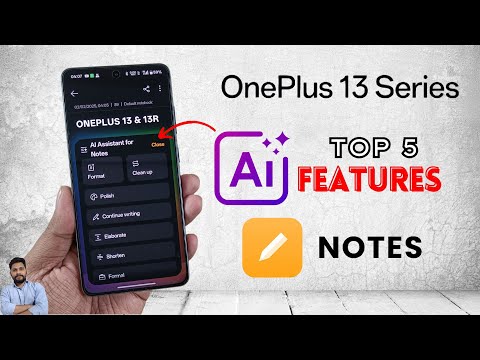 OnePlus 13 Series : Top 5 AI Features In Notes App