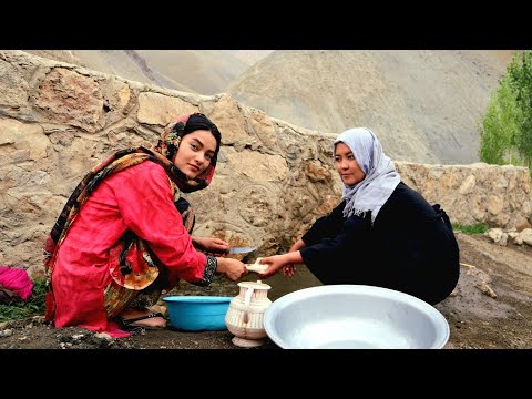 Afghan girls daily life | The most beautiful villages in the farthest parts of Afghanistan