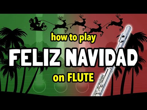 How to play Feliz Navidad on Flute | Flutorials