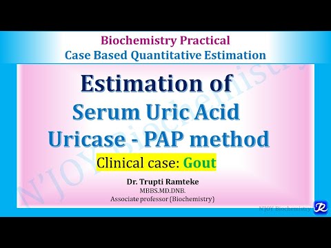 Estimation of Serum uric acid | First MBBS Practical | Biochemistry| N'JOY Biochemistry