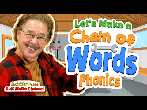 Let's Make a Chain of Words! | Segmented Phonics Version | Jack Hartmann