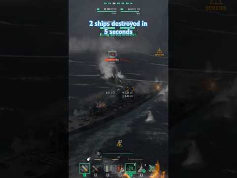 2 ships destroyed in 5 seconds