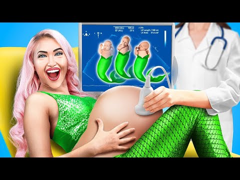 WOW 🤩Mermaid is Pregnant!🧜 Crazy Pregnancy Situations By ChiLaLa, La La Life & La La Life Games 🌸