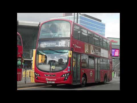 Gemini 2 Volvo B9TL ExFLN & TT VN37943 Stagecoach 16990 BK10MFZ on D8 Sitting at Stratford Bus Stand