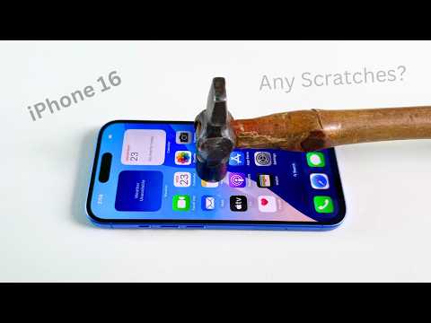 iPhone 16 Screen Scratch test