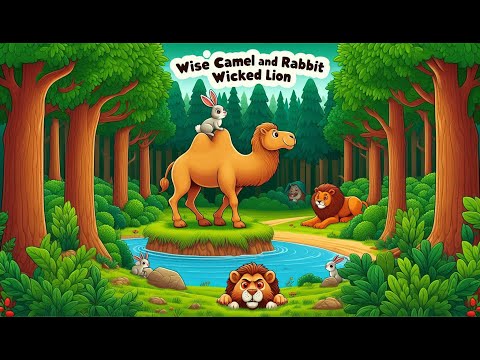 The Wise Camel, The Rabbit And The Evil Lion | Moral Stories For Kids | Bedtime Stories