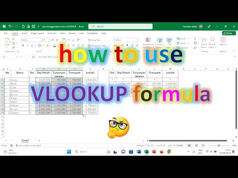 how to use vlookup in excel