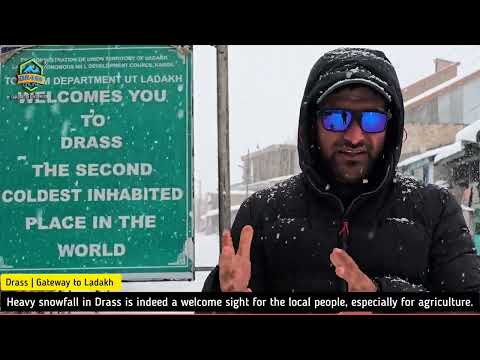 Heavy snowfall in Drass is indeed a welcome sight for the local people, especially for agriculture