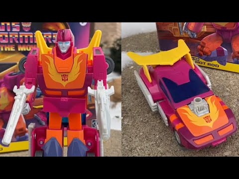 Transformers G1 Hotrod reissue action figure quick look one of our favourites