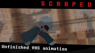 Scrapped VHS sans animation | (An Undertale Animation)