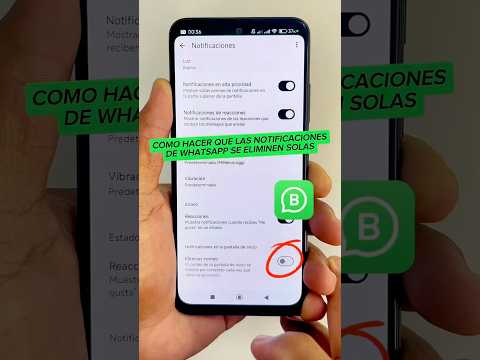 Cómo hacer que las notificaciones de WhatsApp se eliminen solas