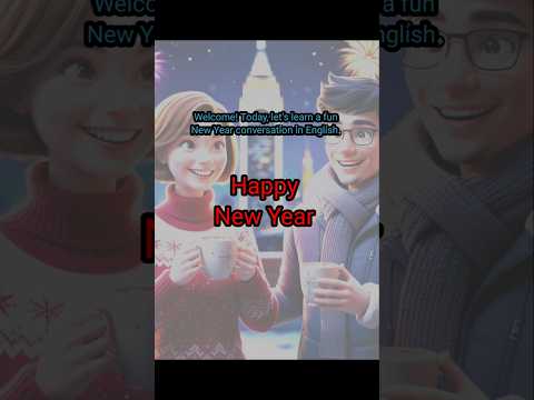 Happy New Year Conversation | Learn English Phrases for New Year Greetings 🎉✨ #englishconversation