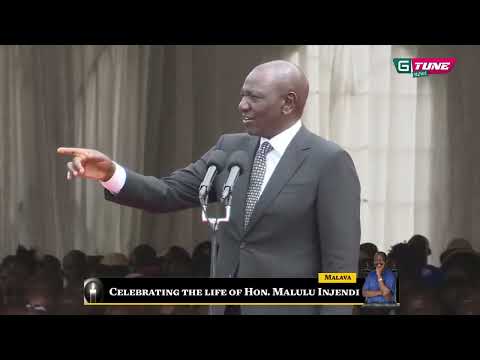 "NO JOKES!" LISTEN TO PRESIDENT RUTO'S POWERFUL SPEECH AT MALAVA DURING THE BURIAL OF M