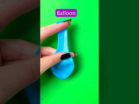 How to Make a 🎈 Self-Inflating Balloon! 💨✨ #trend #cool