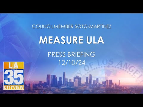 Measure ULA Press Briefing 12/20/24