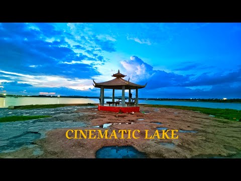 Beautiful after sunset video of Shamirpet Lake landscape at Hyderabad | Nature Cinematic Video