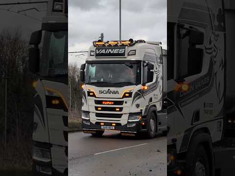 Vaines Scania R Series #truck at Trafford Park #shortvideo #shorts #youtubeshorts