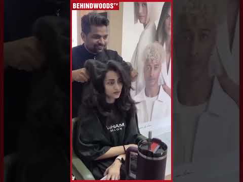 Wow 😲 15 வருஷம் முன்னாடி VTV-ல பார்த்தா மாதிரியே இருக்கீங்க 😍 Trisha's Haircut Video