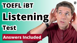 TOEFL iBT Listening Practice Test With Answers